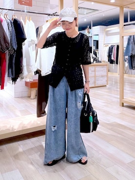 「30代_LEPSIM」｜ayaka_lepsimさん（レディース・158cm）の春コーディネート