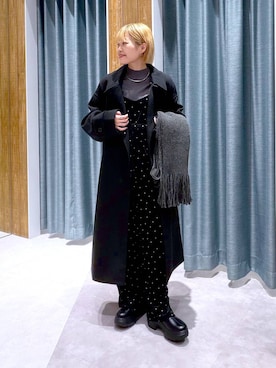 「アイテム（チョーカー）」を使った、ayaka_lepsimさん（レディース・158cm・20代）の冬コーディネート