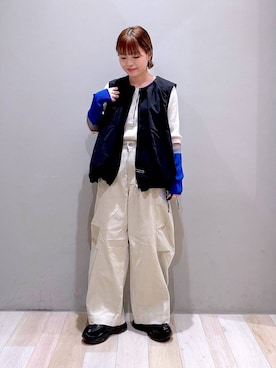 「LEPSIM（レプシィム）のスニーカーローファー　1042668（ローファー、ブラック系）」を使った、ayaka_lepsimさん（レディース・158cm）の秋コーディネート
