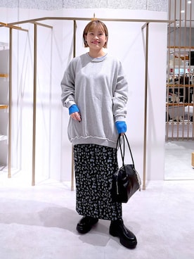 ayaka_lepsimさん（レディース・158cm）の冬コーディネート