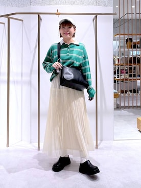 ayaka_lepsimさん（レディース・158cm）の冬コーディネート