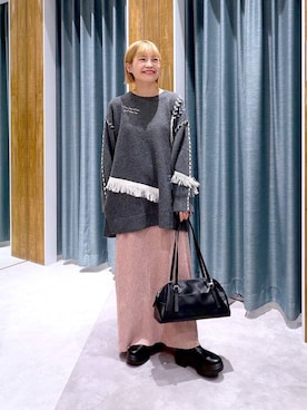 ayaka_lepsimさん（レディース・158cm）の冬コーディネート