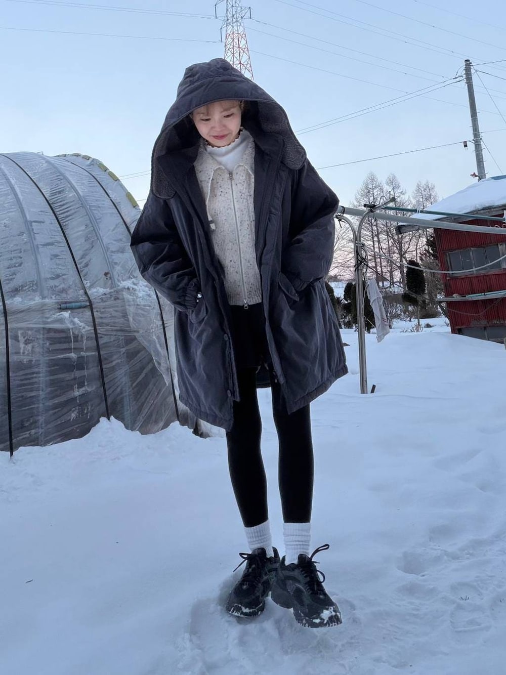 2WAY アライドふんわりモンスターパーカーを使った人気ファッション