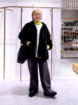 ayaka_lepsimさん(レディース・158cm)の冬コーディネート