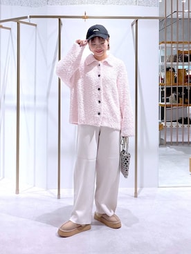 「アイテム（キャップ）」を使った、ayaka_lepsimさん（レディース・158cm・20代）の秋コーディネート