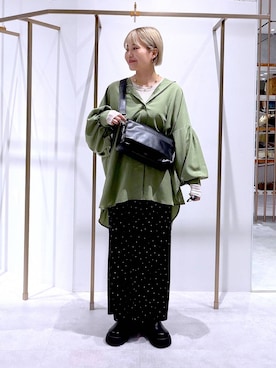 ayaka_lepsimさん（レディース・158cm）の冬コーディネート