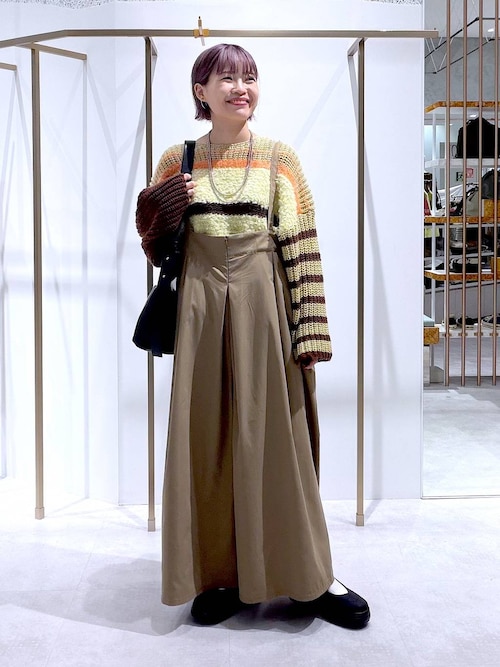 セール】3ゲージクレイジーパターンプルオーバー 595634（ニット