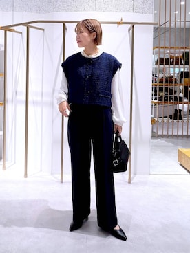 ayaka_lepsimさん（レディース・158cm）の冬コーディネート