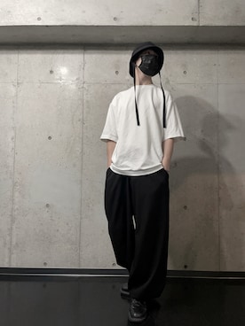 「TROVE（トローヴ）のアイテム（パンツ）」を使った、showさん（メンズ・178cm）の夏コーディネート