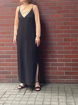 「IENA（イエナ）のアイテム（ワンピース）」を使った、harukaherenciaさん（レディース・155cm）の春コーディネート