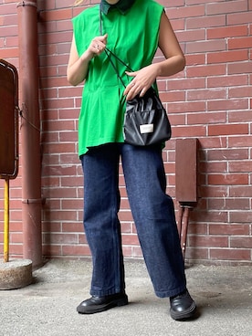 「HYKE（ハイク）のアイテム」を使った、harukaherenciaさん（レディース・155cm）の春コーディネート