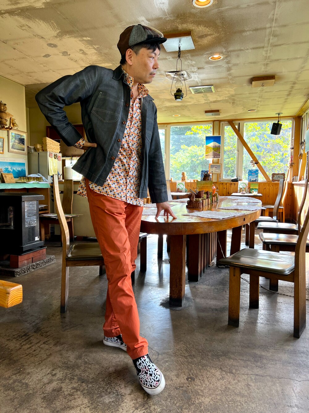 ポールスミス　メンズ　イエローデニムジャケット Paul Smithのデニムジャケットを使ったメンズ人気ファッション