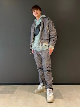 「DIESEL（ディーゼル）のアイテム（ブルゾン）」を使った、海輝/かいきさん（メンズ・180cm）の冬コーディネート
