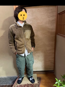 「ENGINEERED GARMENTS」｜「アイテム（その他アウター）」を使った、yahman69さん（メンズ・172cm）の秋コーディネート