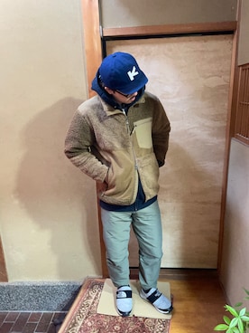「ENGINEERED GARMENTS」｜「アイテム（その他アウター）」を使った、yahman69さん（メンズ・172cm）の冬コーディネート