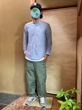 「軍物」｜「アイテム（帽子）」を使った、yahman69さん（メンズ・172cm）の秋コーディネート