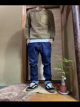「ENGINEERED GARMENTS」｜「アイテム（その他アウター）」を使った、yahman69さん（メンズ・172cm）の秋コーディネート