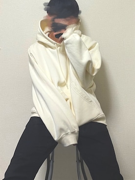 「GU（ジーユー）のアイテム（その他）」を使った、ReN(れん)   さん（メンズ・172cm）の冬コーディネート