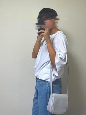 「Adoon plain（アドーンプレーン）のアイテム（Tシャツ/カットソー）」を使った、ReN(れん)   さん（メンズ・172cm）の夏コーディネート