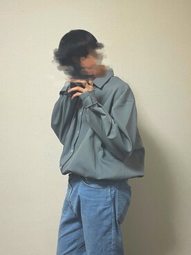 「GU（ジーユー）のアイテム（その他）」を使った、ReN(れん)   さん（メンズ・172cm）の冬コーディネート
