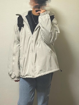 「aimoha（アイモハ）のアイテム（ブルゾン）」を使った、ReN(れん)   さん（メンズ・172cm）の冬コーディネート