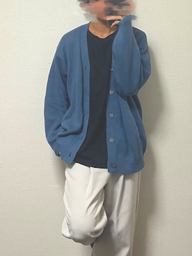 「LILL（リル）のアイテム（スラックス）」を使った、ReN(れん)   さん（メンズ・172cm）の秋コーディネート