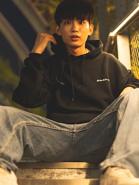 璃央さん（メンズ・186cm）の秋コーディネート