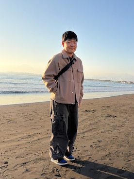 「RAGEBLUE（レイジブルー）のアイテム（ジャケット/アウター）」を使った、tomoさん（メンズ・163cm）の秋コーディネート