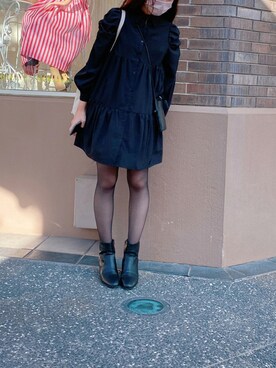 「ORiental TRaffic(ORiental TRaffic)」｜「アイテム（シャツワンピース）」を使った、natsuflowermさん（レディース・159cm）の秋コーディネート