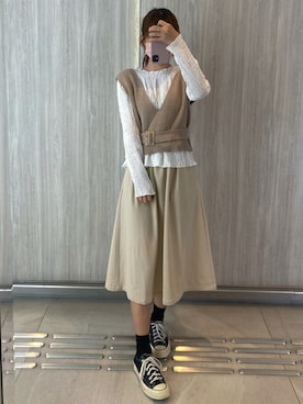 「working style」｜𝕍𝕚𝕧𝕚 𝕔さん（レディース・164cm）の秋コーディネート