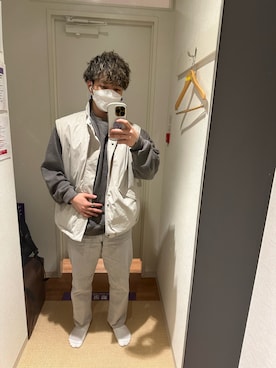 「ベストコーデ」｜「アイテム（ブルゾン）」を使った、ねぎさん（メンズ・174cm）の春コーディネート