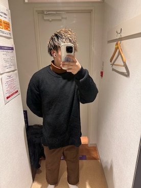 「お洒落好きな人と繋がりたい」｜ねぎさん（メンズ・174cm）の冬コーディネート
