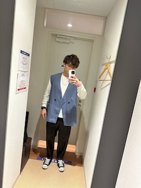 ねぎさん（メンズ・174cm）の春コーディネート