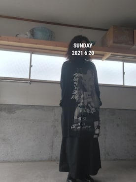 「unrelaxing（アンリラクシング）のアイテム（パンツ）」を使った、4n50611さん（メンズ・172cm）の夏コーディネート