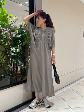 萌桃さん（レディース・165cm）の夏コーディネート