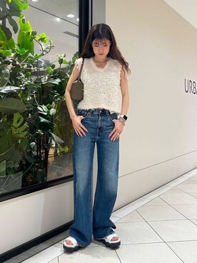 萌桃さん（レディース・165cm）の夏コーディネート