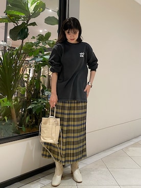 萌桃さん(レディース・164cm)の秋コーディネート