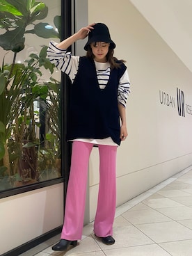 萌桃さん（レディース・164cm）の秋コーディネート