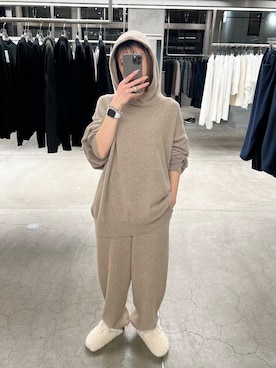 萌桃さん（レディース・165cm）の冬コーディネート