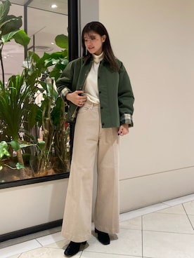 萌桃さん(レディース・164cm)の秋コーディネート