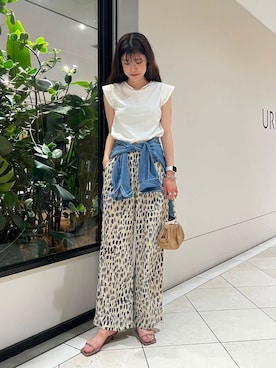 萌桃さん（レディース・165cm）の夏コーディネート