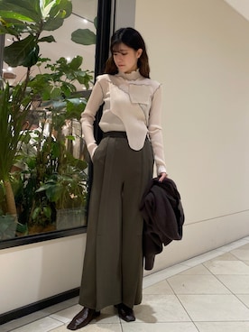 萌桃さん（レディース・164cm）の秋コーディネート