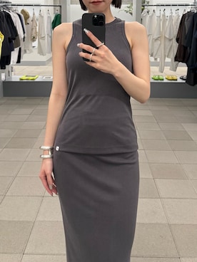 萌桃さん（レディース・165cm）の夏コーディネート