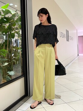 萌桃さん（レディース・164cm）の春コーディネート