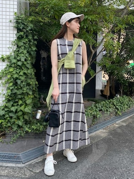 萌桃さん（レディース・164cm）の夏コーディネート