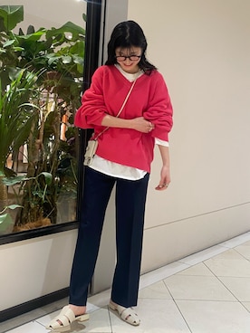 萌桃さん（レディース・164cm）の冬コーディネート