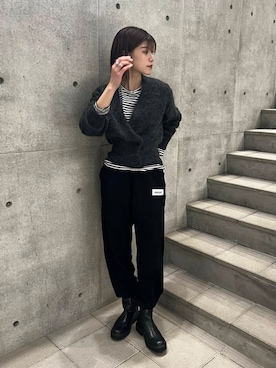 萌桃さん(レディース・165cm)の冬コーディネート