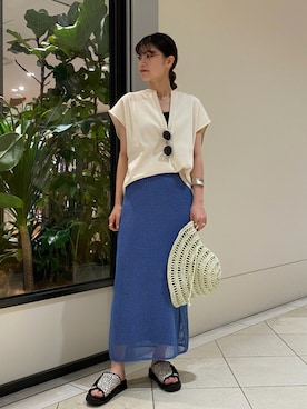 萌桃さん(レディース・164cm)の夏コーディネート