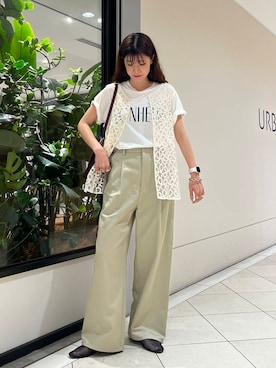 萌桃さん（レディース・165cm）の夏コーディネート