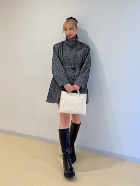 「FREE'S MART（フリーズマート）のアイテム（ダウンジャケット/コート）」を使った、meinaさん（レディース・167cm）の冬コーディネート
